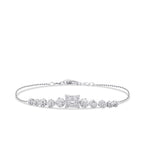 1.58 Karat Diamant Baguette Blume Set