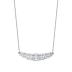 1.18 ct. Diamant Baguette Halskette