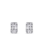 0.25 ct. Diamant Baguette Ohrringe