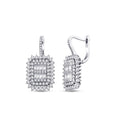 1.72 ct. Diamant Baguette Ohrringe