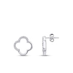 0.13 ct. Diamant Clover Ohrringe