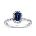 1.08 ct. Diamant Saphir Ring