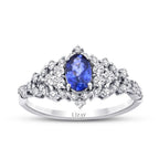 1.11 ct. Diamant Saphir Ring