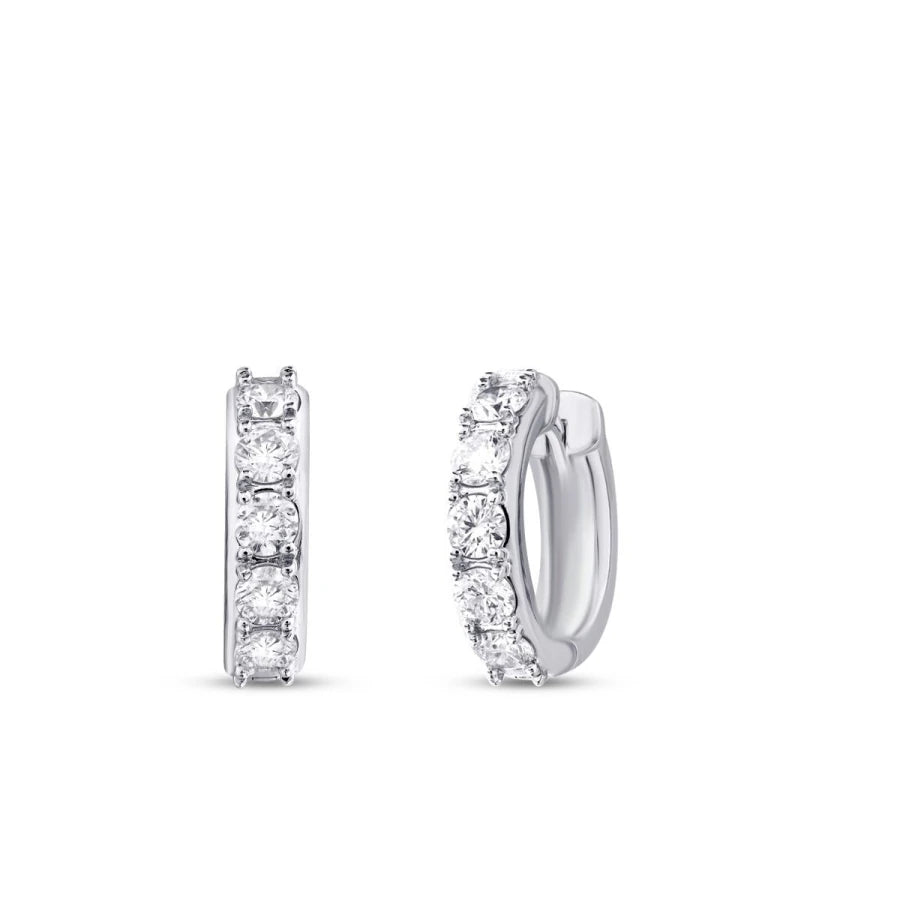 1.00 ct. Diamant Creolen Ohrringe