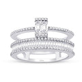 0.77 ct. Diamant Baguette Ring