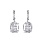 0.74 ct. Diamant Baguette Ohrringe
