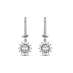 0.56 ct. Diamant Baguette Ohrringe