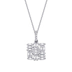 0.43 ct. Diamant Baguette Trend Halskette
