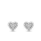 0.40 Karat Diamant Baguette Herz Set