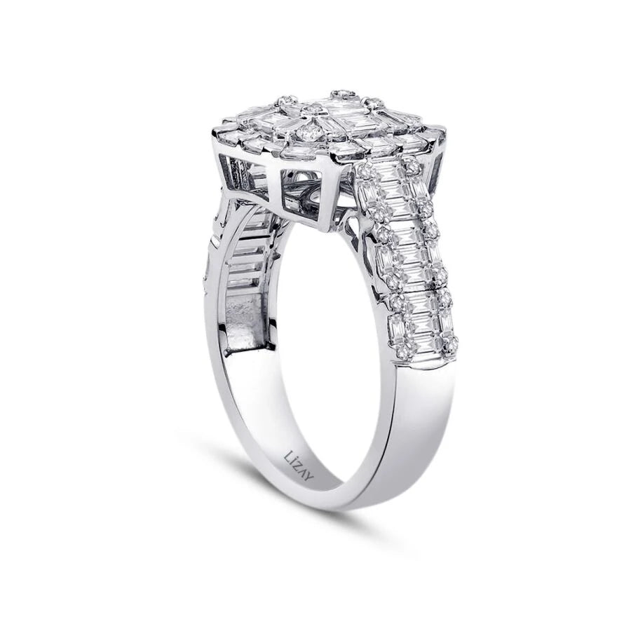 1.63 ct. Diamant Baguette Ring