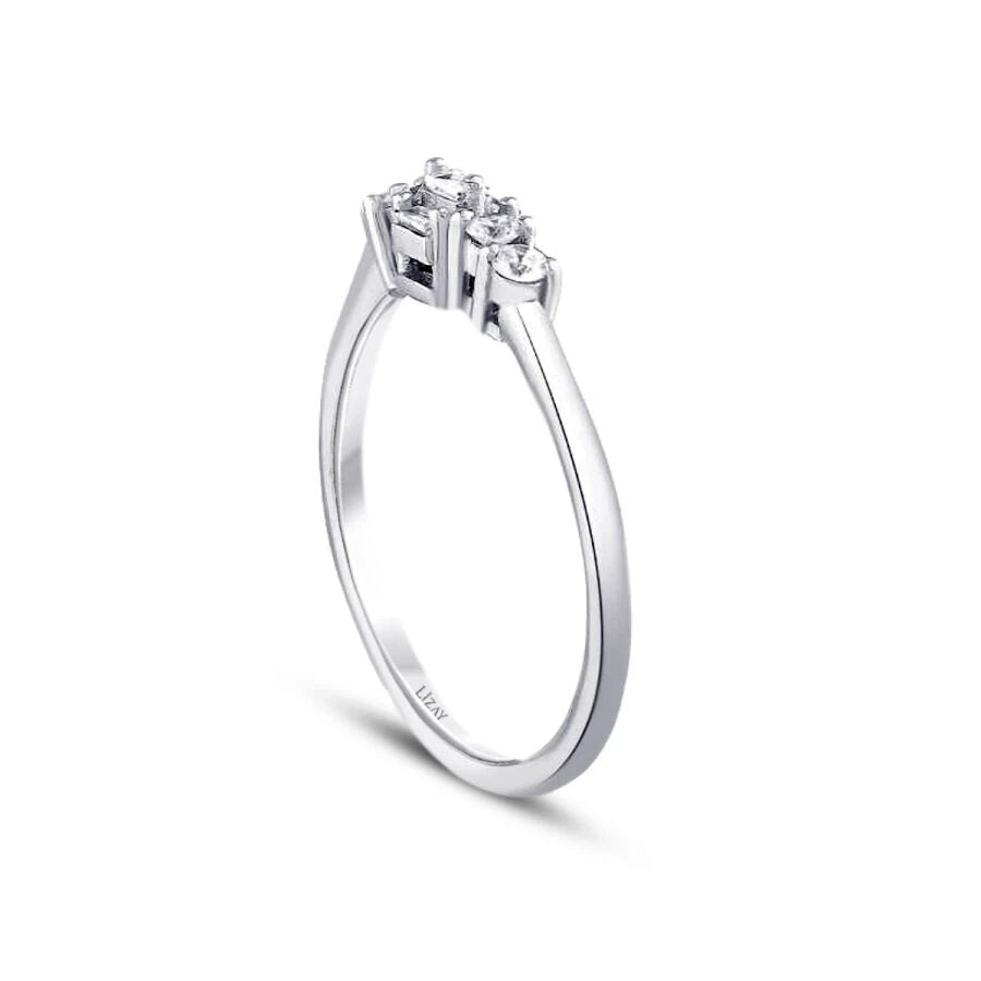 0.21 ct. Diamant Baguette Ring