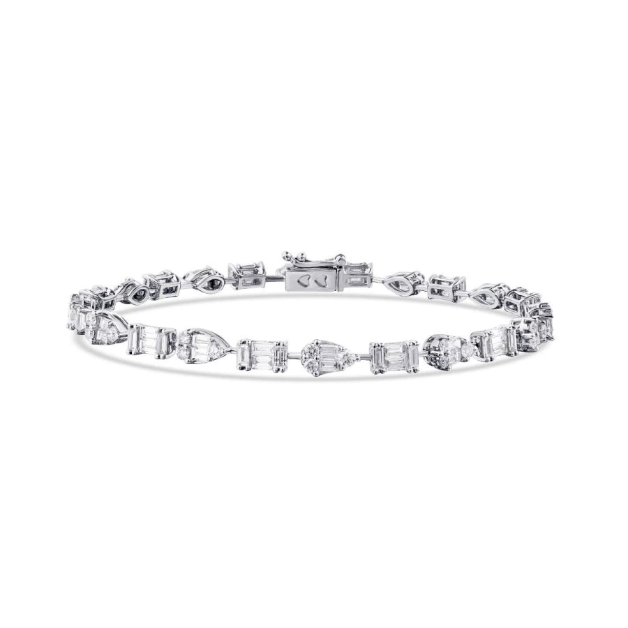 3.88 ct. Diamant Baguette Armband