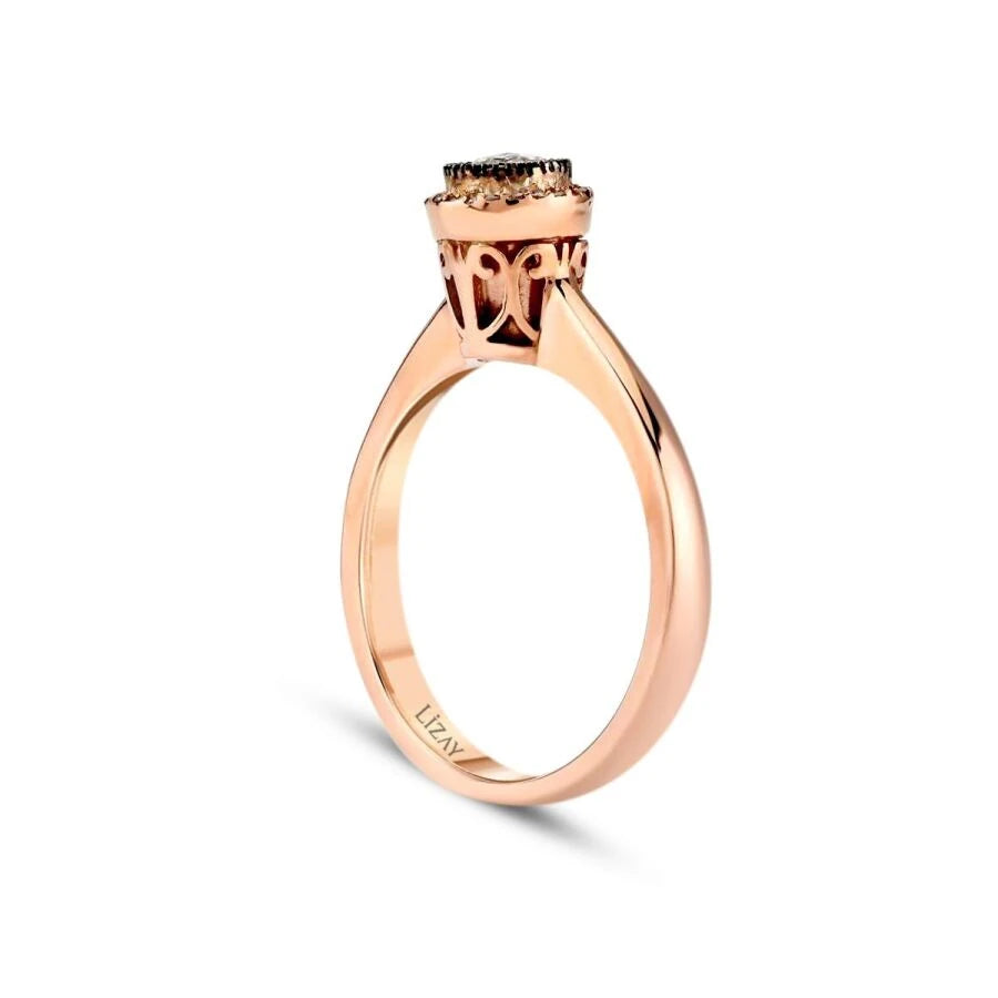 0.14 ct. Diamant Rund Solitär Ring