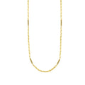 Gold Herren Halskette mit Symbol und Twist-Kette