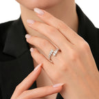 1.08 ct. Diamant Tropfen Ring
