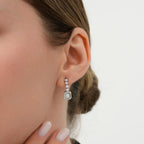 0.30 ct. Diamant Baguette Ohrringe