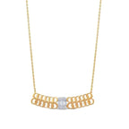 0.31 ct. Diamant Baguette Halskette