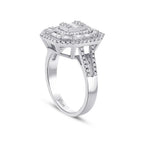 0.74 ct. Diamant Baguette Ring