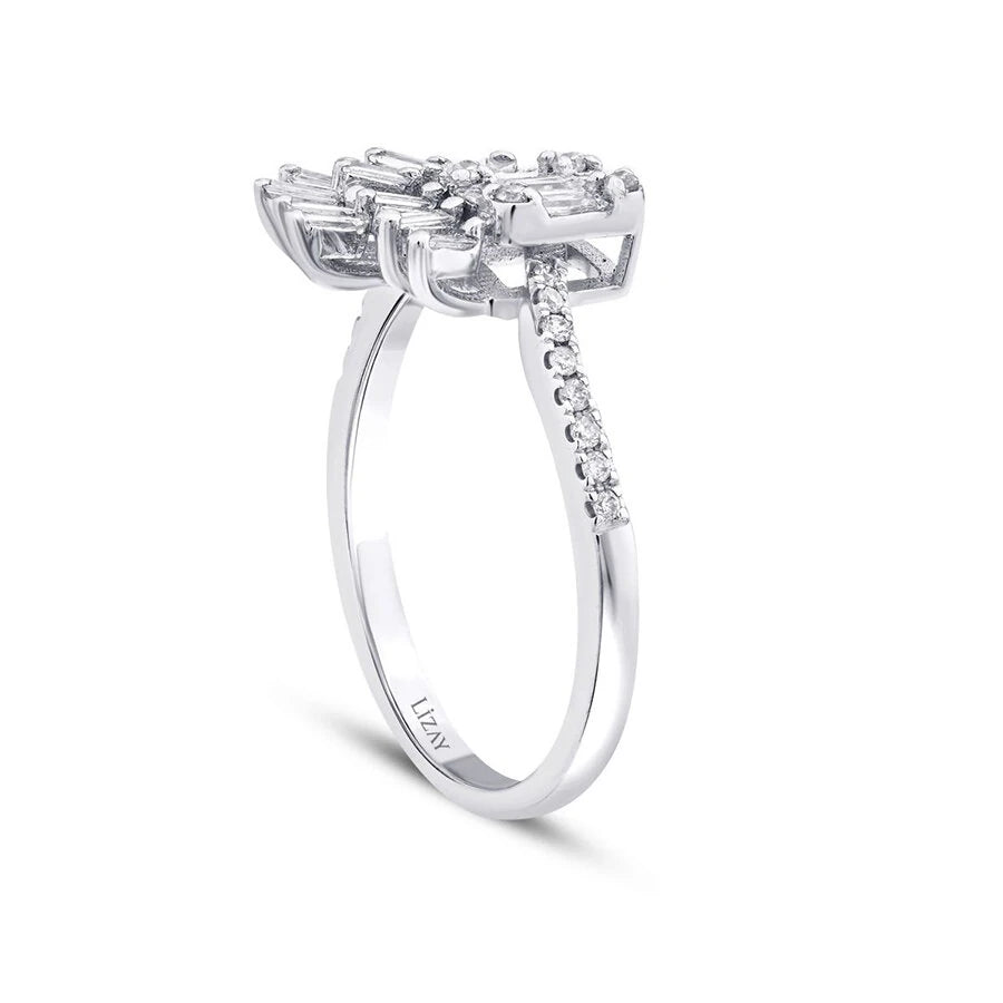 0.36 ct. Diamant Baguette Ring