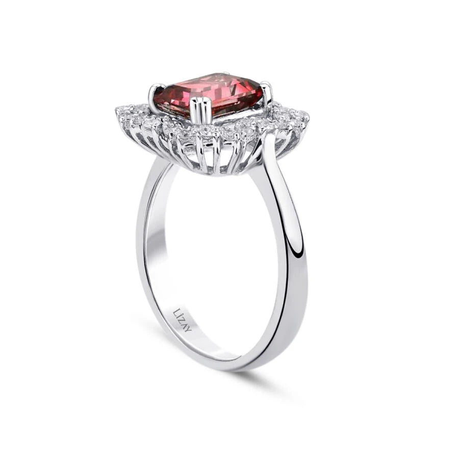 3.33 ct. Diamant Rubin Ring