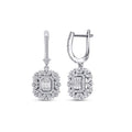 0.99 ct. Diamant Baguette Ohrringe