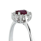 0.43 ct. Diamant Rubin Ring