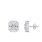 0.14 ct. Diamant Baguette Ohrringe