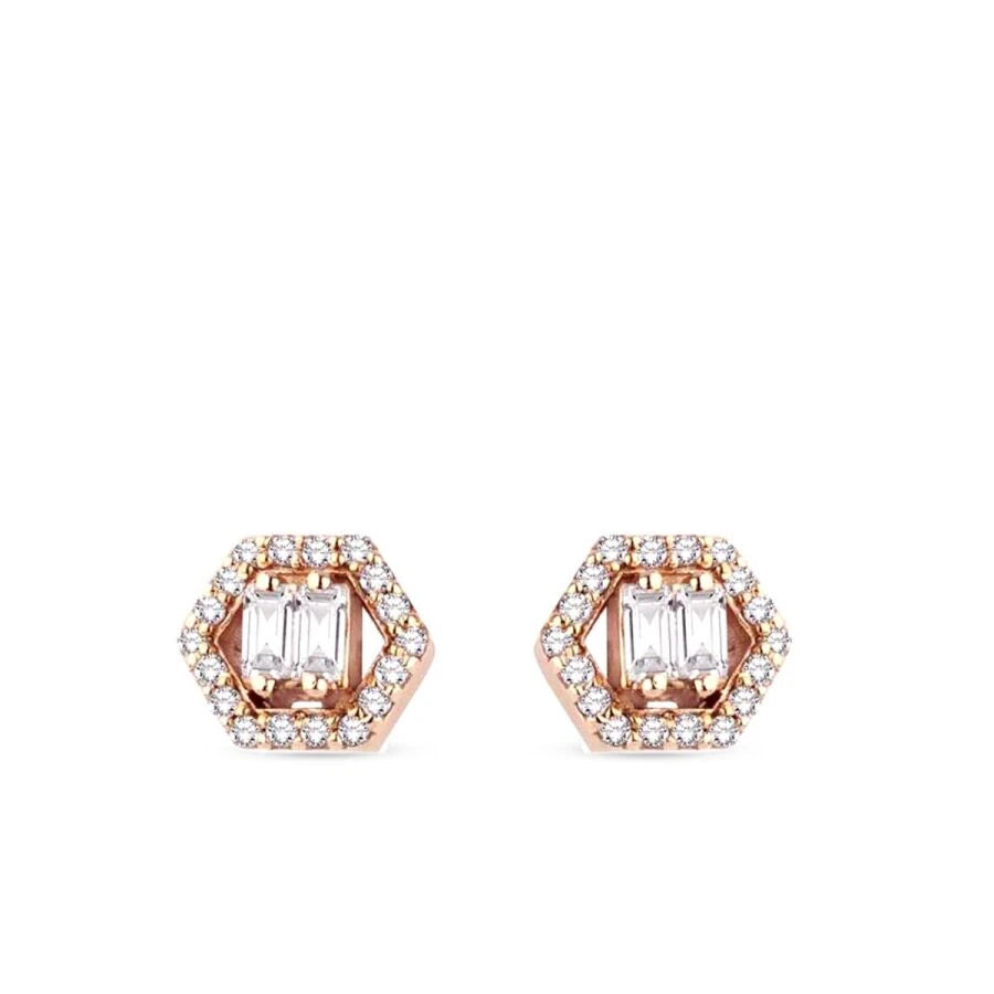 0.27 ct. Diamant Baguette Ohrringe