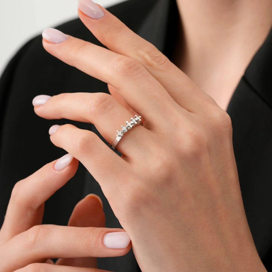 0.30 ct. Diamant Fünf-Stein Ring