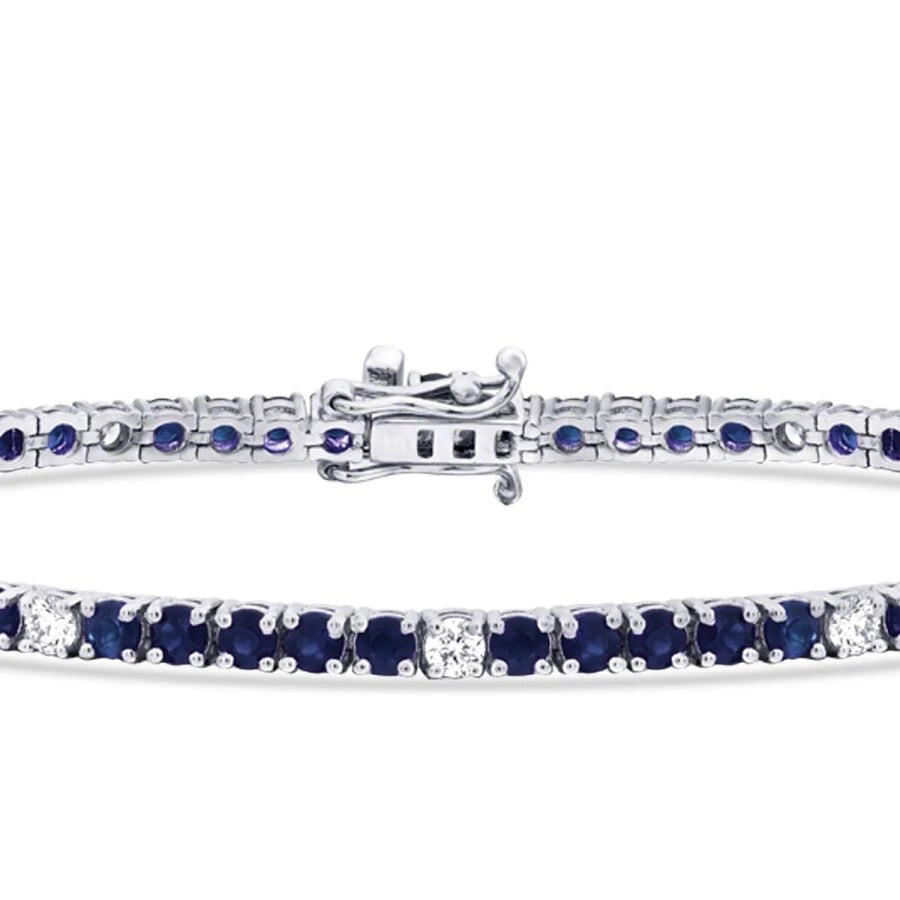 4.34 ct. Diamant Saphir Armband