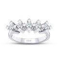 0.70 ct. Diamant Fünf-Stein Ring