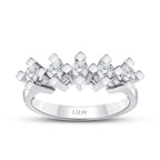 0.70 ct. Diamant Fünf-Stein Ring