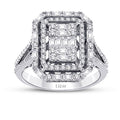 0.64 ct. Diamant Baguette Ring