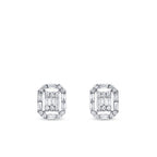 0.26 ct. Diamant Baguette Ohrringe