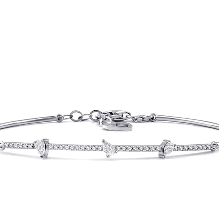 0.32 ct. Diamant Tropfen Armreif