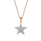 0.13 ct. Diamant Trend Stern Halskette