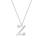 0.02 ct. Diamant Z-Buchstabe Halskette