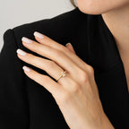 0.65 ct. Diamant Smaragd Schliff Solitär Verlobungsring