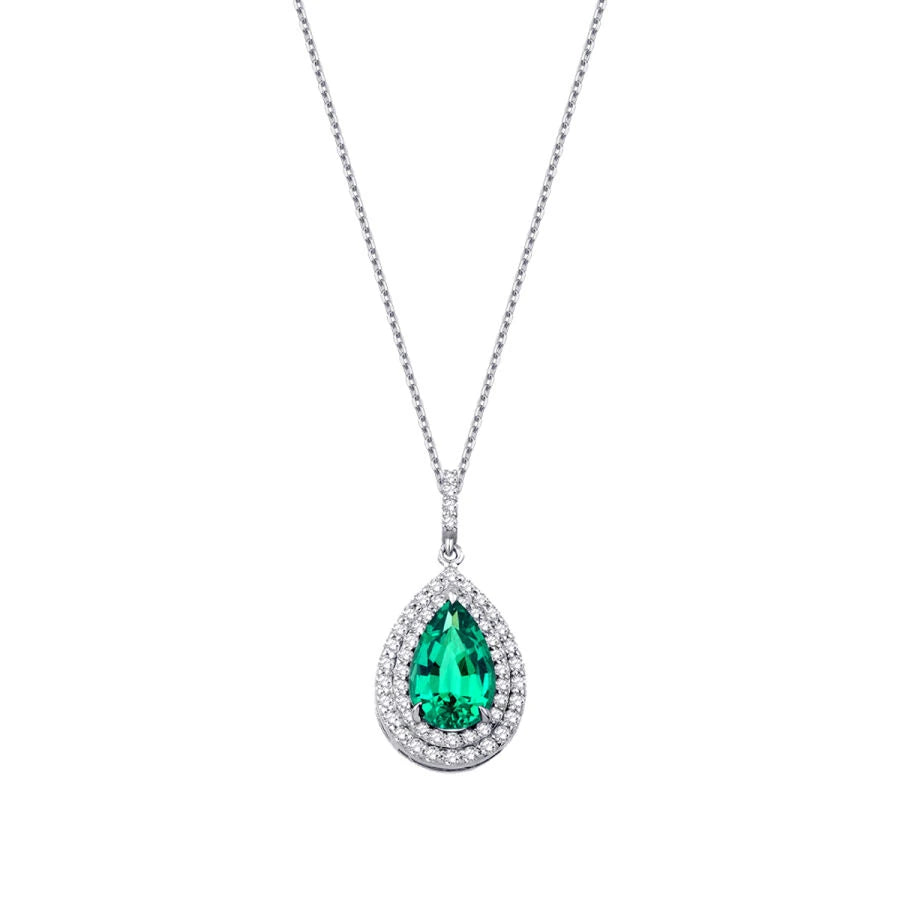 5.25 Karat Diamant Farbiger Stein Set