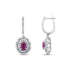 7.21 Karat Diamant Rubin Set