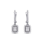 0.57 ct. Diamant Baguette Ohrringe