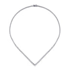 4.70 ct. Diamant Tennis Halskette