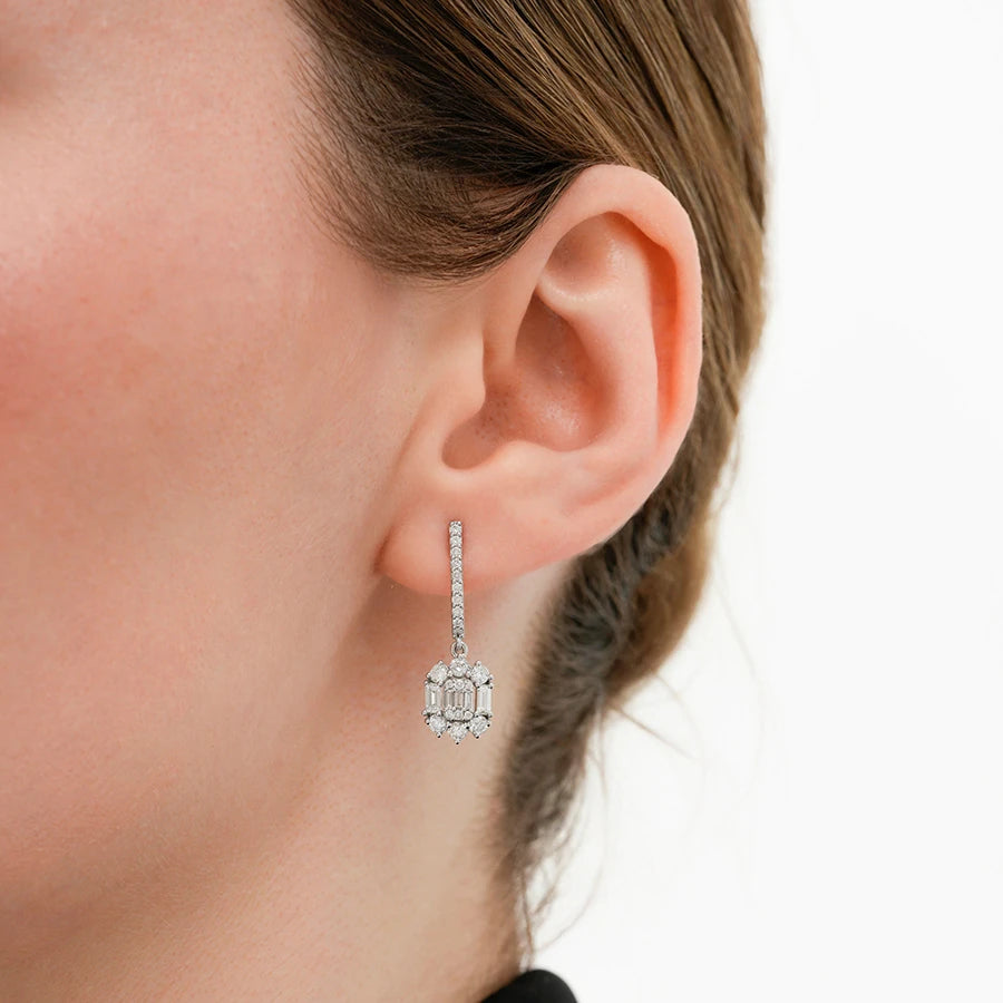 2.28 Karat Diamant Baguette Set