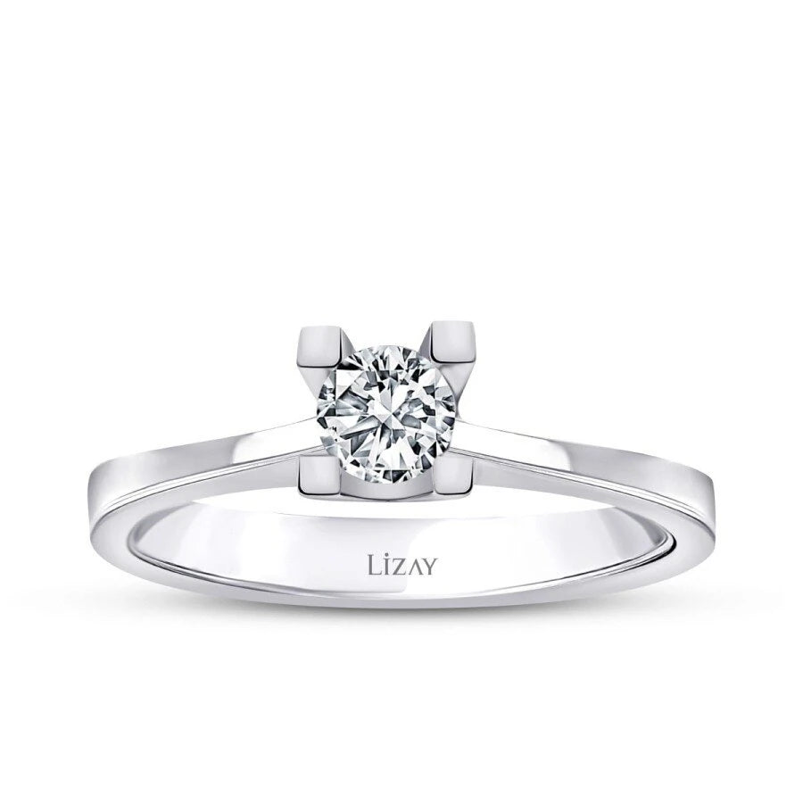 0.35 ct. Diamant Trend Rund Solitär Verlobungsring