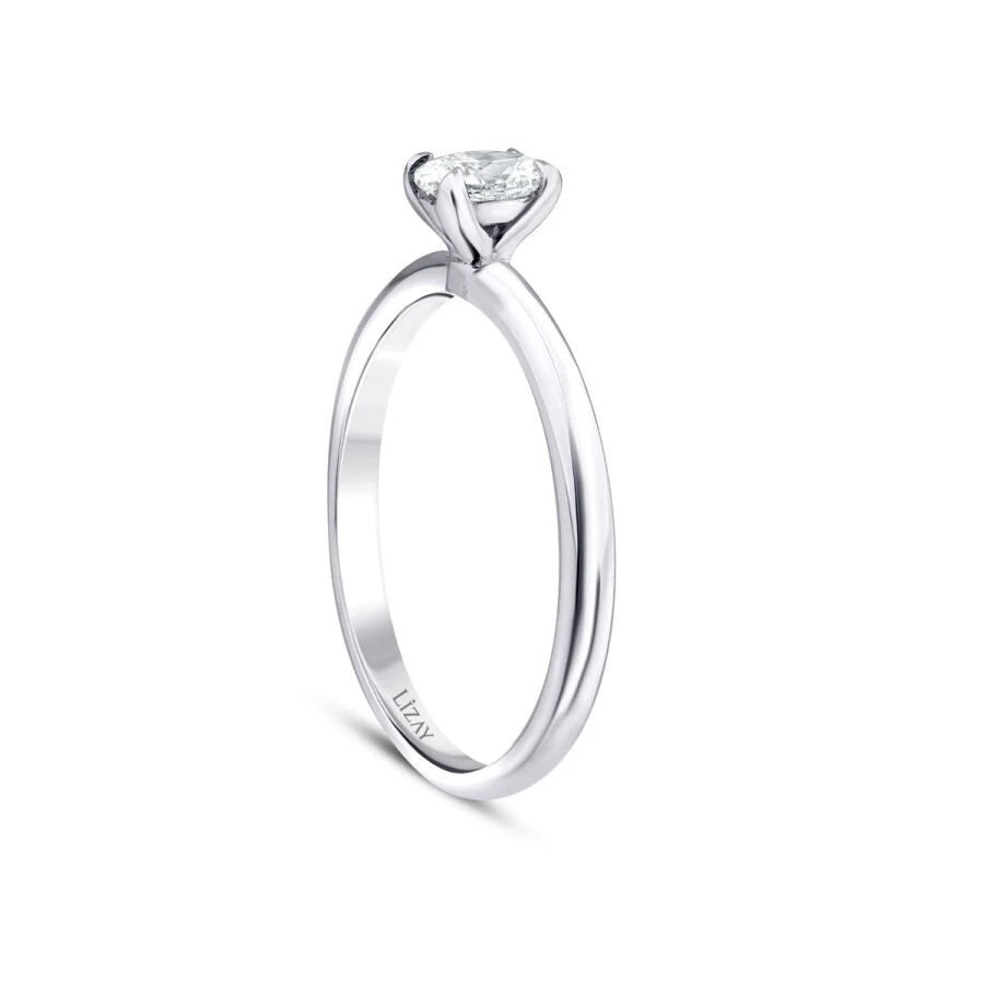 0.70 ct. Diamant Ovale Solitär Verlobungsring
