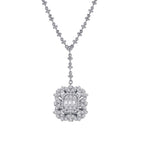 1.26 ct. Diamant Baguette Halskette