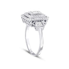 0.77 ct. Diamant Baguette Ring