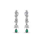 0.91 ct. Diamant Smaragd Ohrringe