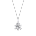 0.33 ct. Diamant Baguette Halskette