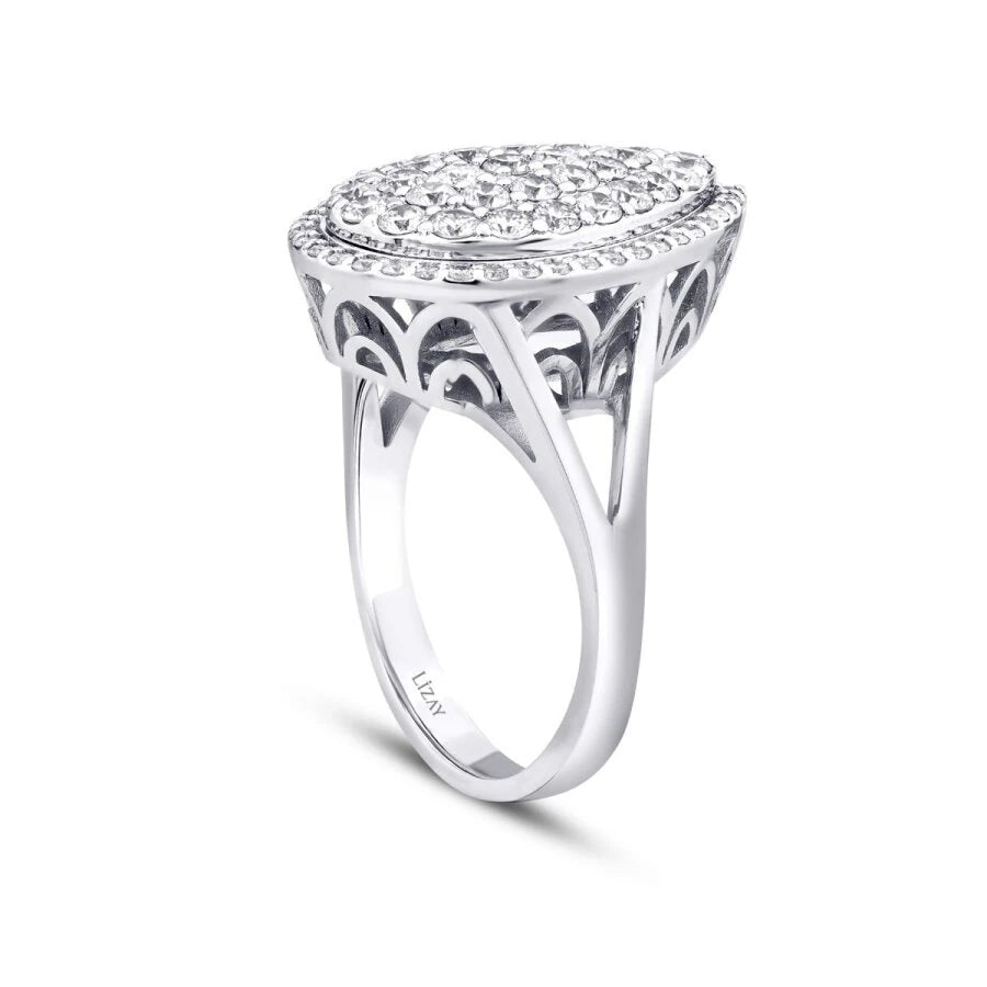 1.30 ct. Diamant Trend Tropfen Ring